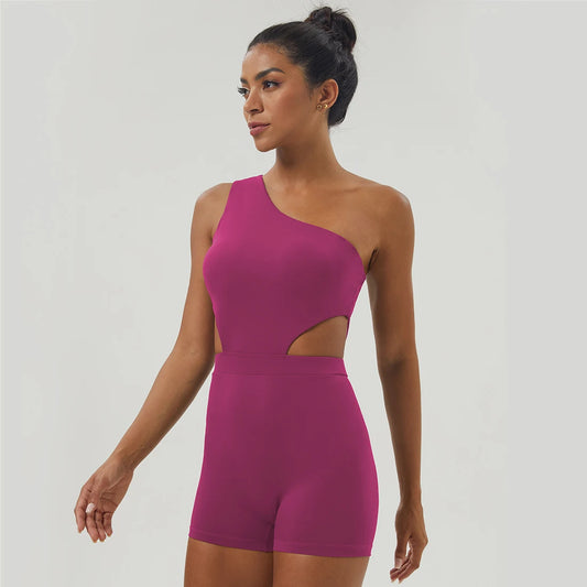 One-Shoulder Sport Bodysuit
