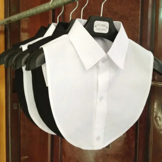 1Pc Solid Color Detachable Shirt