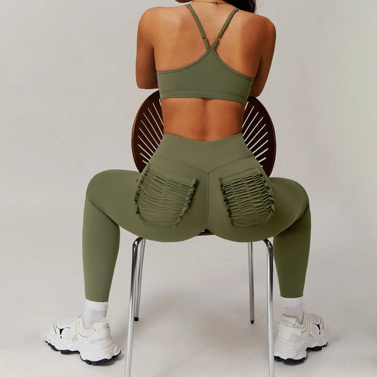 High Waist Lift Hip Yoga Pants