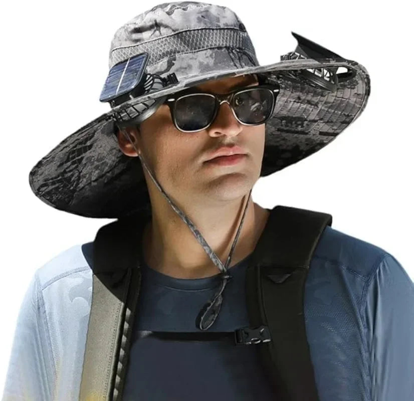 Solar Fan Bucket Hat