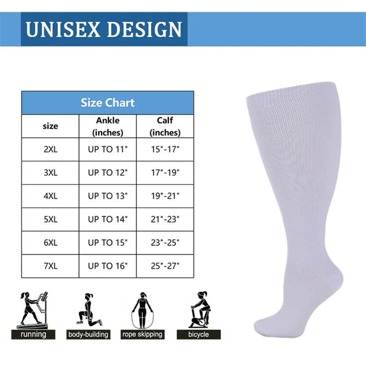 Plus Size Compression Socks - MONLANE