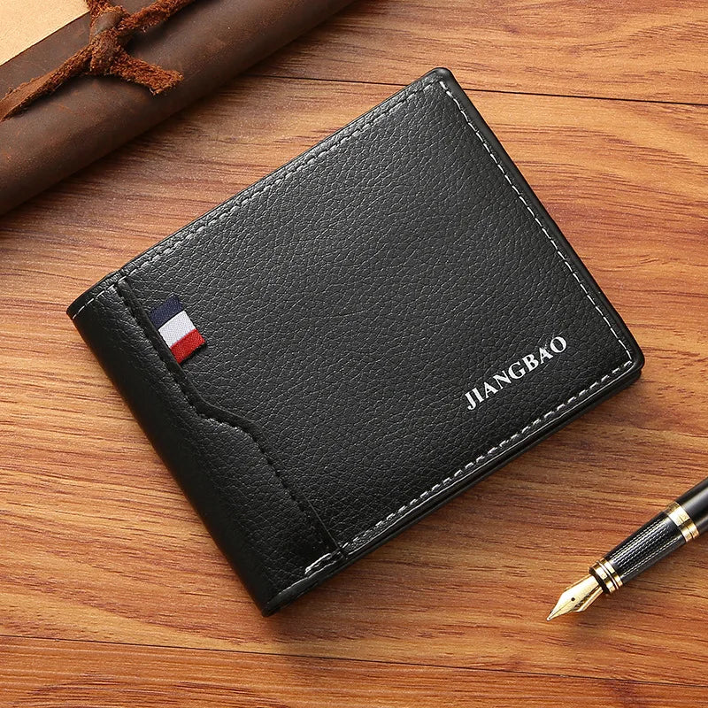 Bifold Faux Leather Wallet