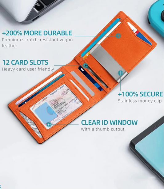 Minimalist anti-theft card holder
