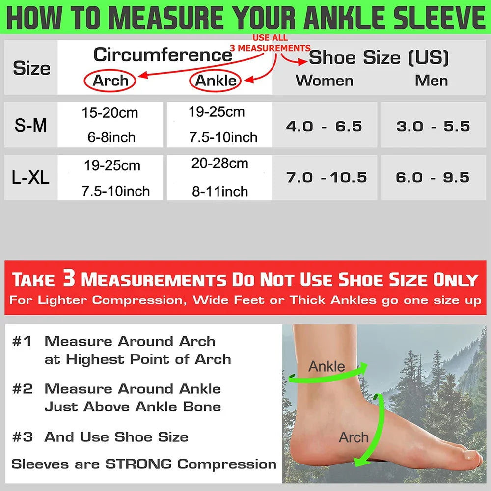 Sports Ankle Brace Compression Sleeves - MONLANE
