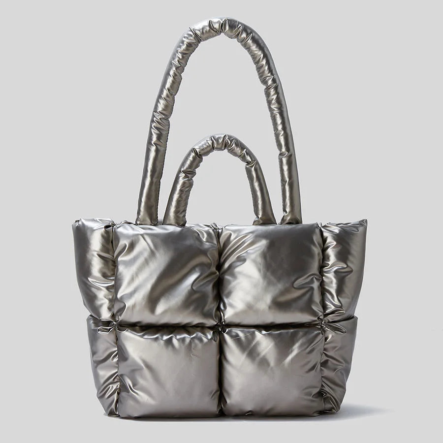 Quilted Luxury Nylon Down Cotton Bag