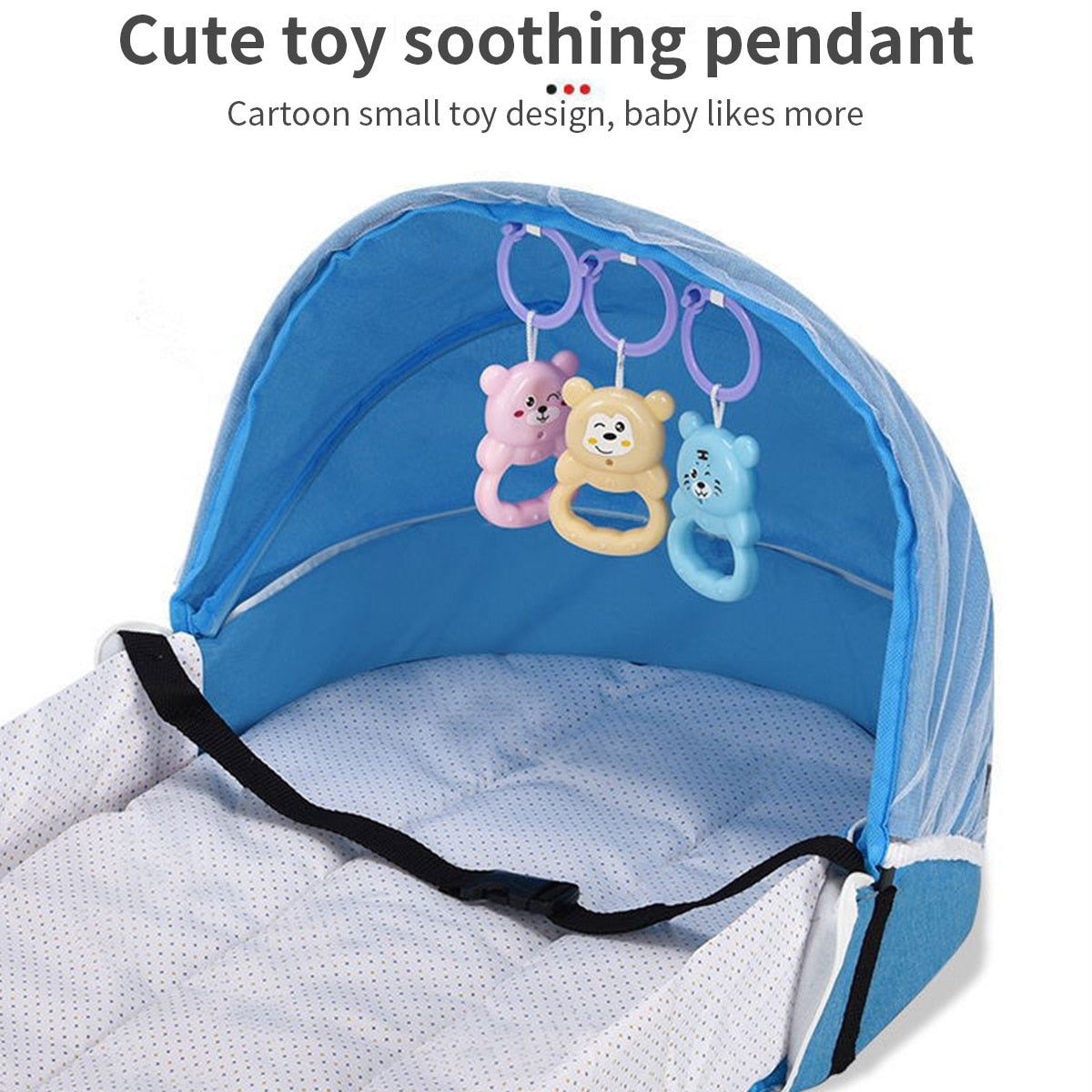 Baby Travel Beds Backpack with Mesh - MONLANE