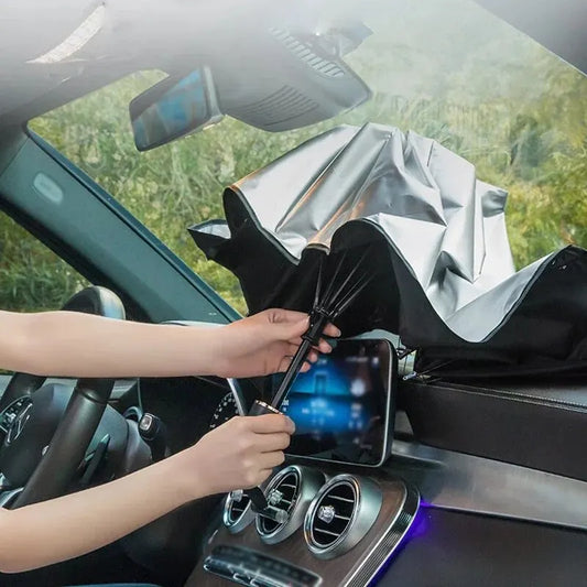 Windshield Folding Front Parasol Umbrella