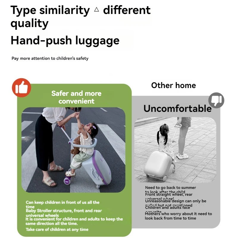 Ride and Walk the Baby Suitcase