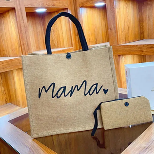 2 Pcs Linen Tote Bag