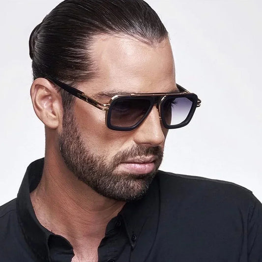 Retro Men's Square Sunglasses