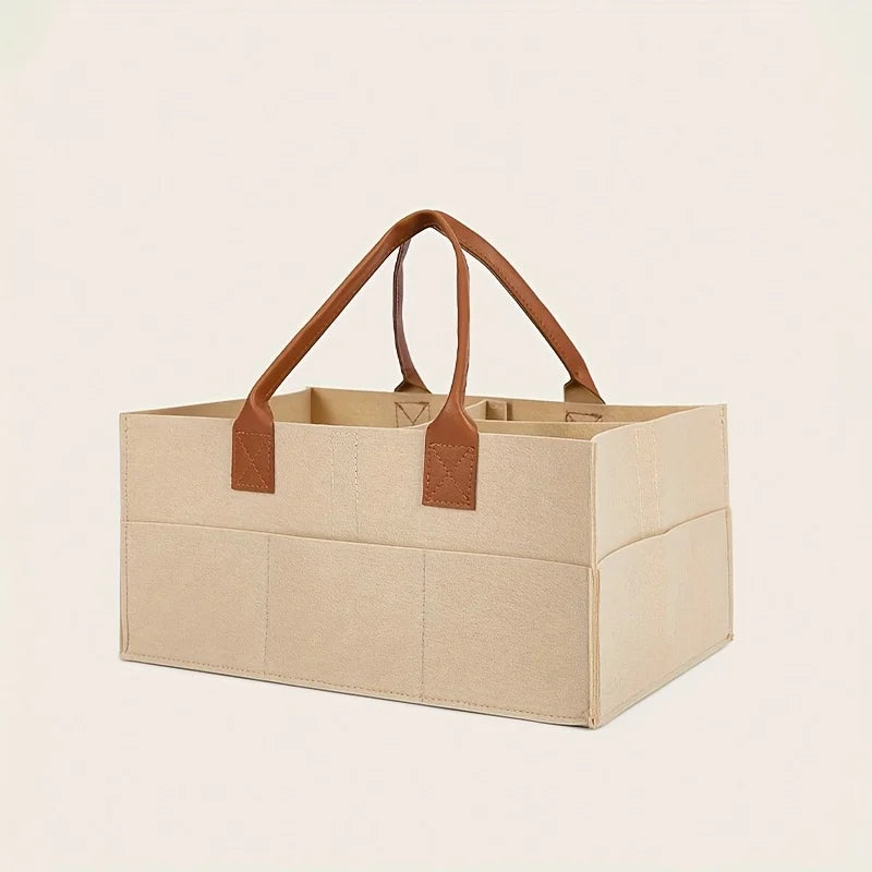 large-capacity foldable diaper storage bag