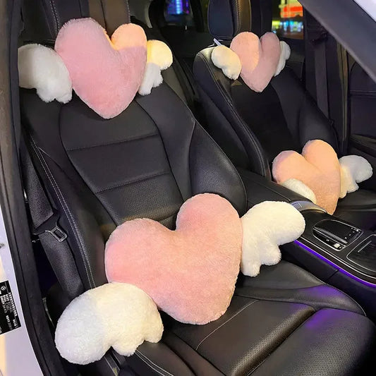 Cute Cartoon Car Headrest Pillow