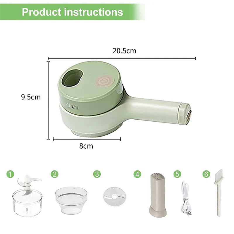 Portable Electric Vegetable Chopper - MONLANE