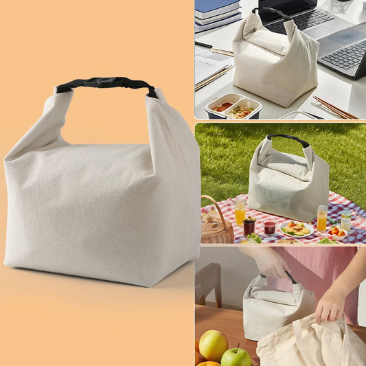 canvas Insulated Lunch Bag