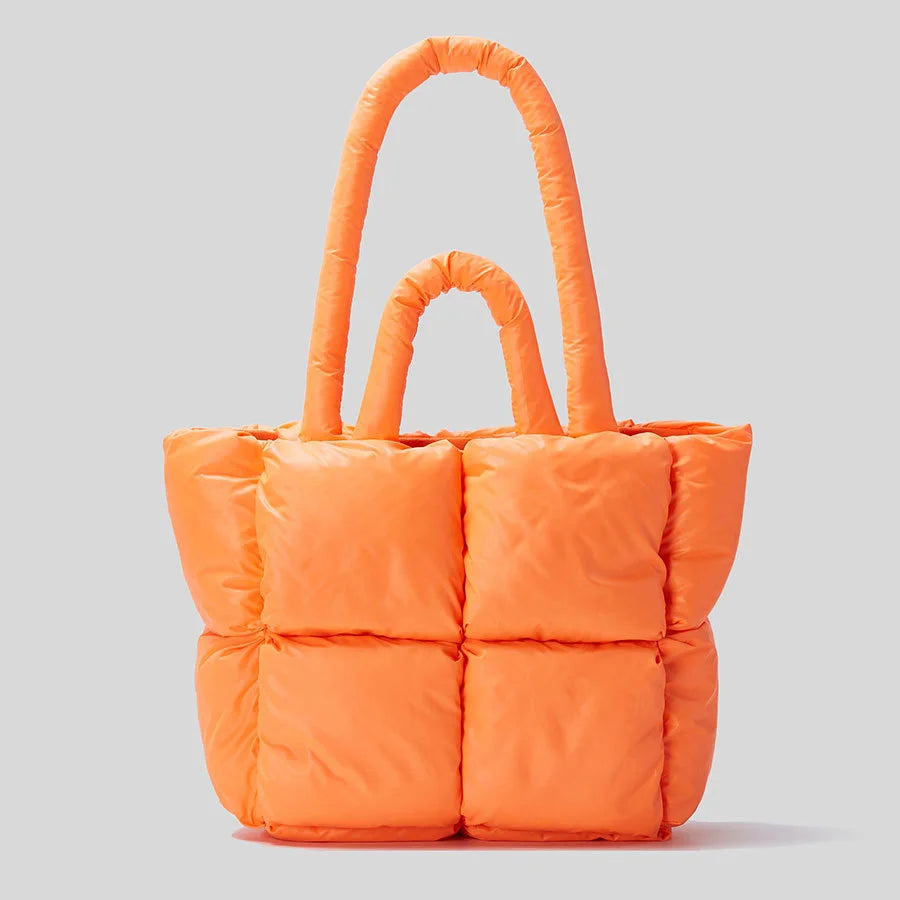 Quilted Luxury Nylon Down Cotton Bag