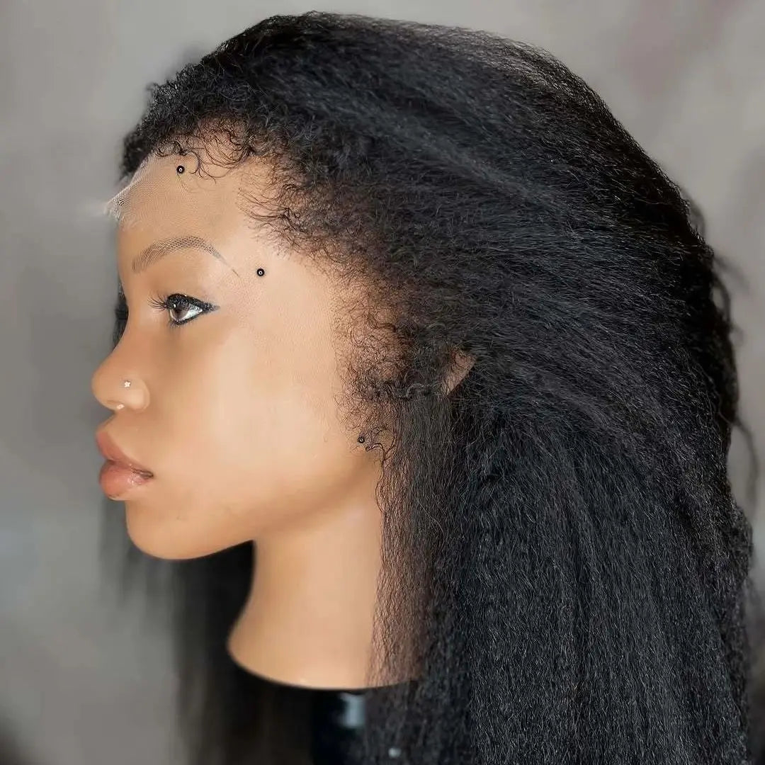 4C Kinky  Hairline  Lace Frontal Wig