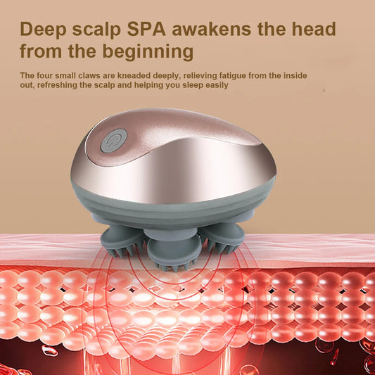 Portable Rechargeable Head Massager
