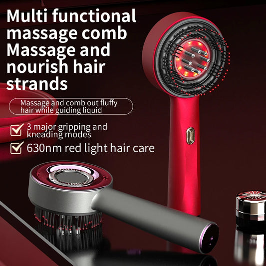 Red Light Electric Massage Comb
