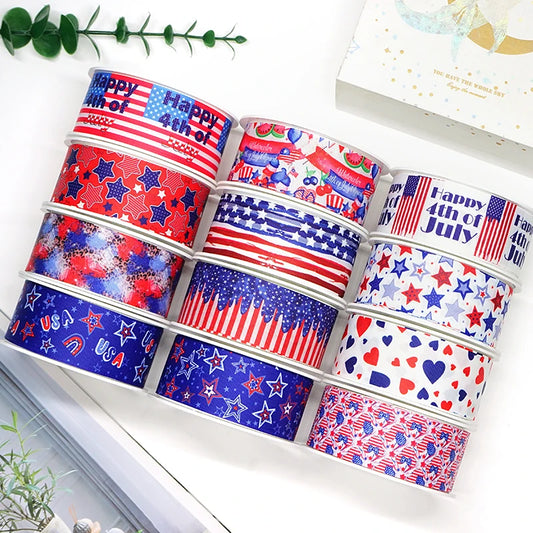 Fourth Of July Printed Ribbons