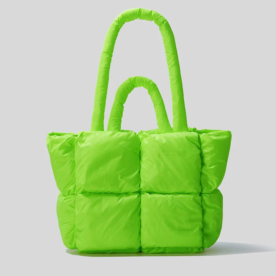 Quilted Luxury Nylon Down Cotton Bag