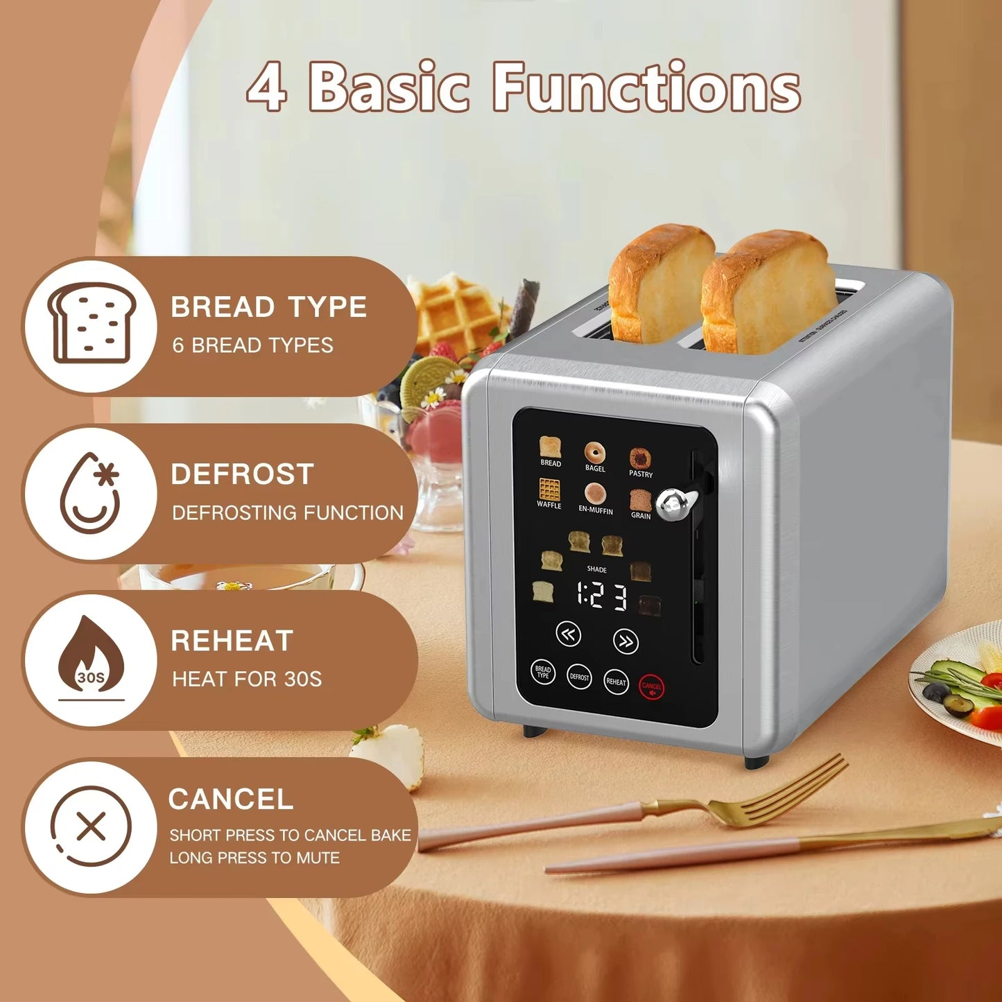 Six-in-One Intelligent Touch Screen Breakfast Machine