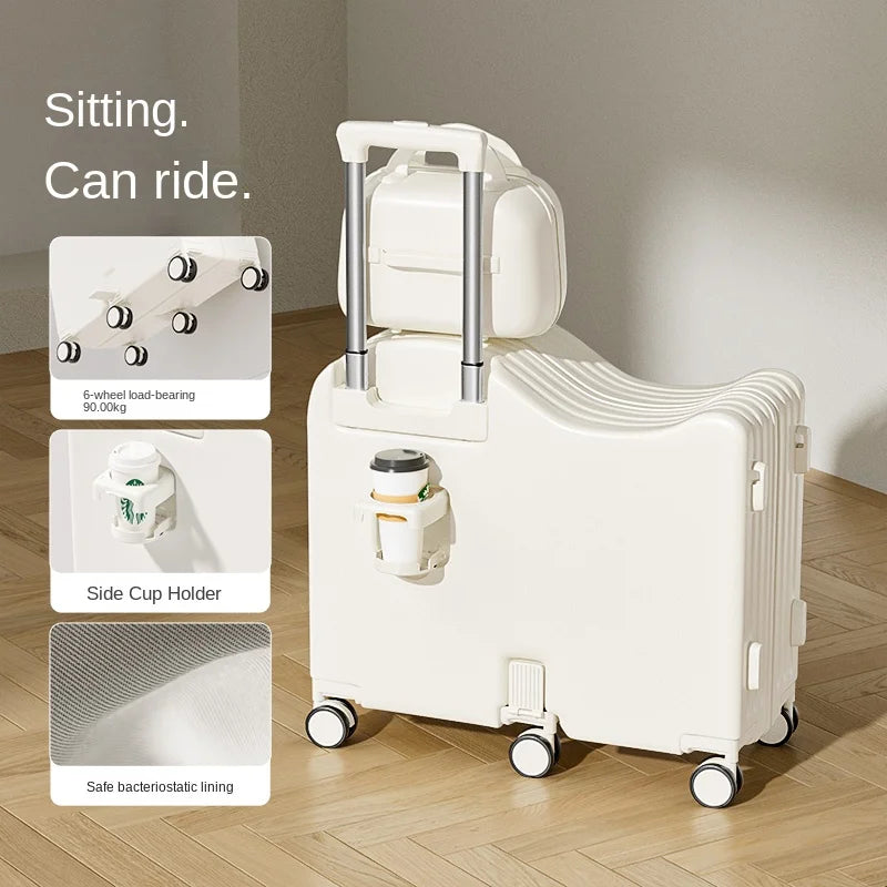 Children's Luggage  Set  with USB Cup Holder