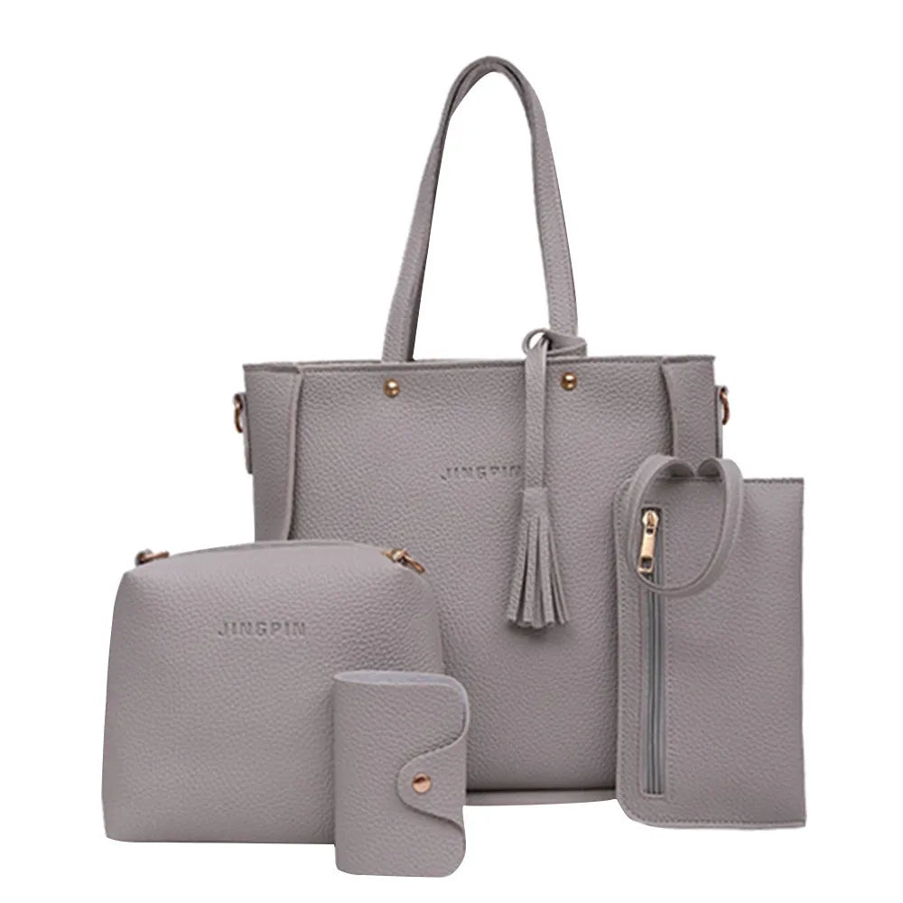 Four Pieces Tote Bag