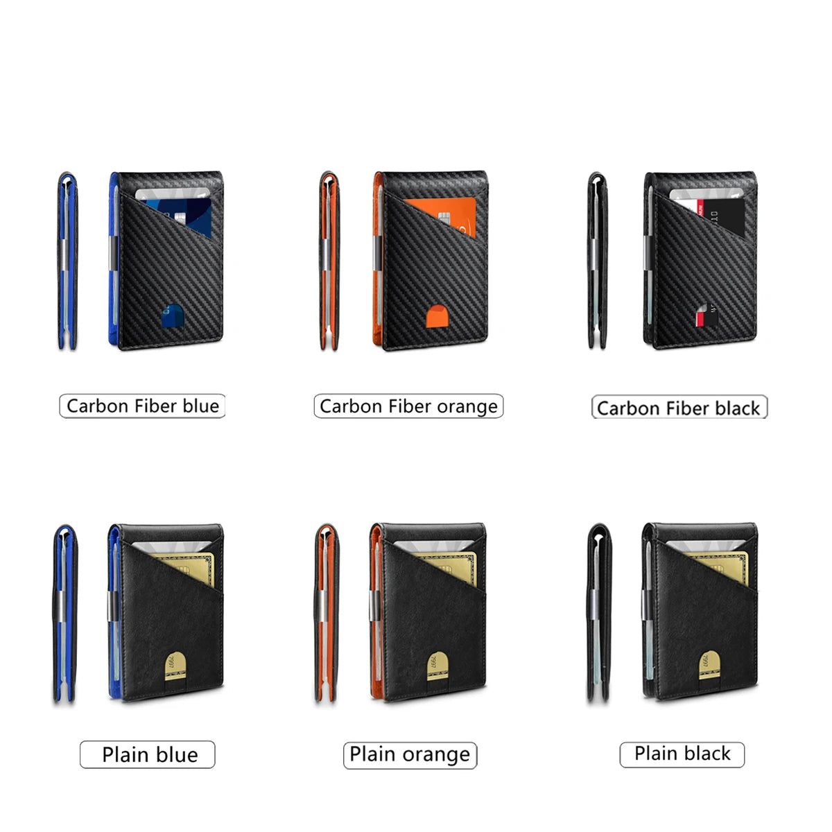 Minimalist anti-theft card holder