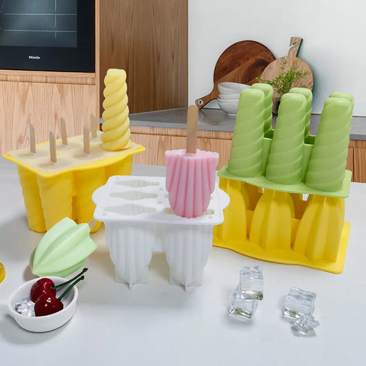 6 Hole Silicone Popsicle Molds