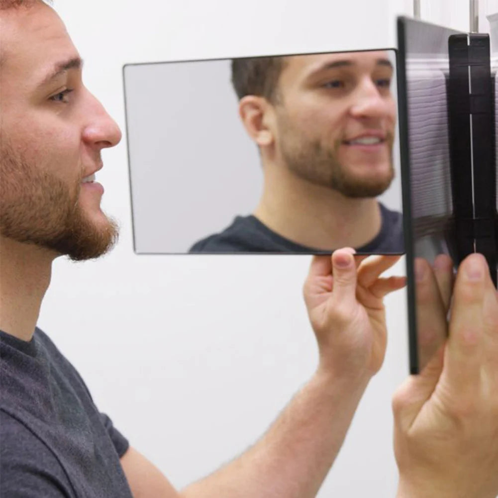 3 Way 360° Mirror with LED Lights