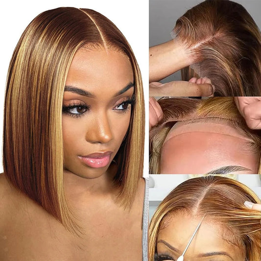 Straight Highlight Glueless Wig