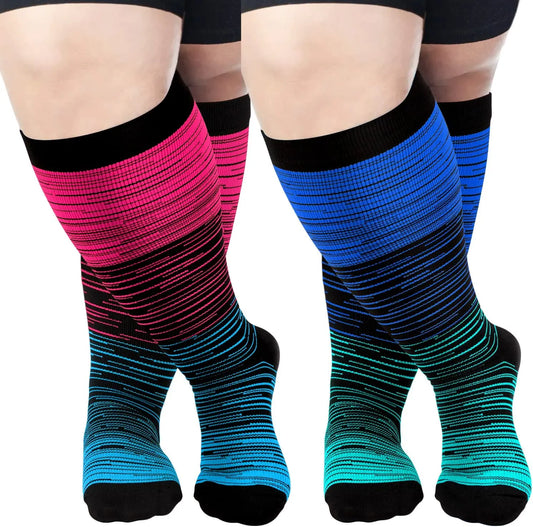Running Compression Socks Knee High -Plus Size - MONLANE