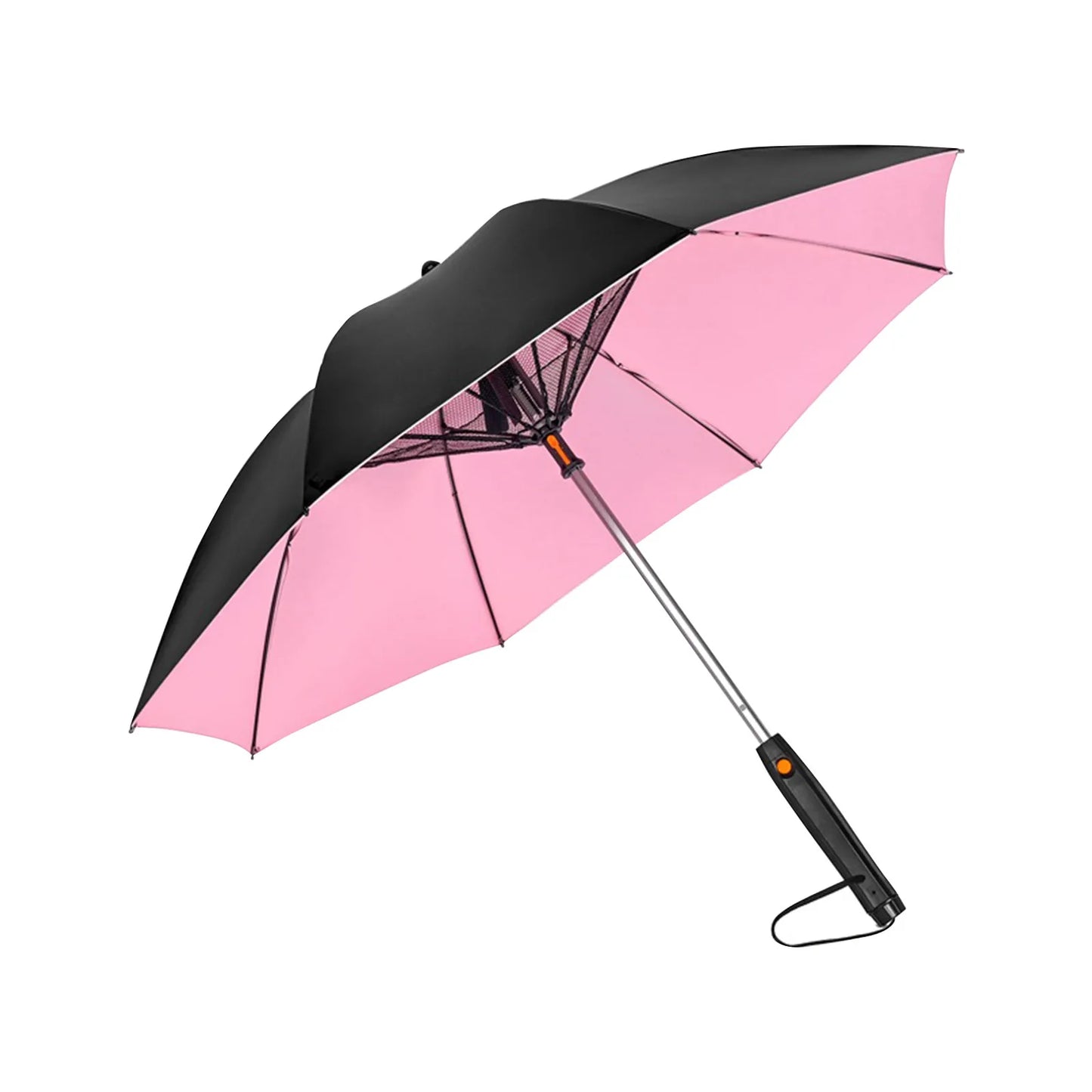 Uv Blocking Umbrella With Fan And Mist Spray