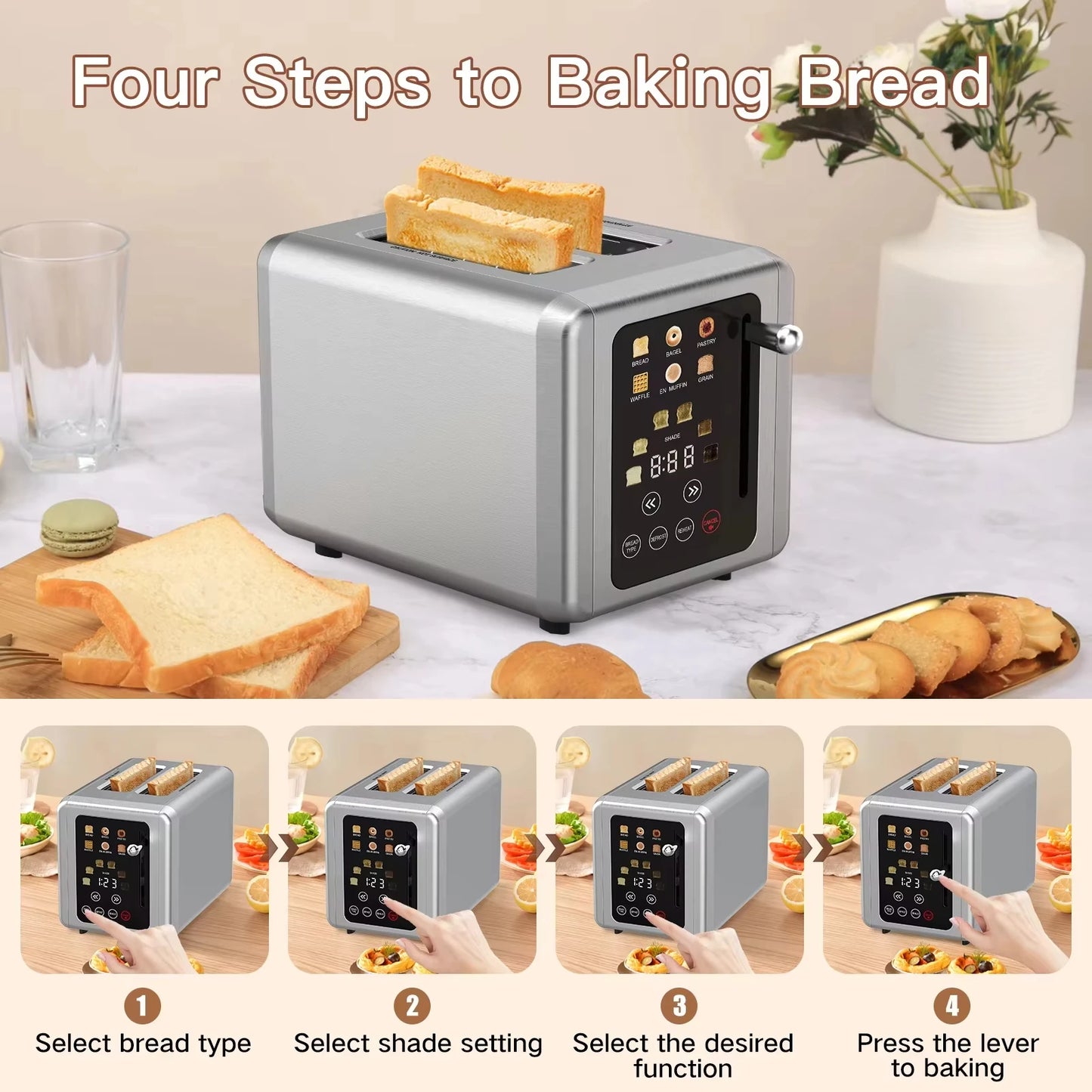 Six-in-One Intelligent Touch Screen Breakfast Machine