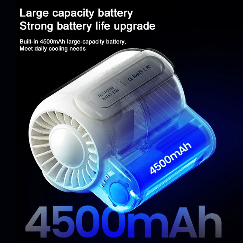 Portable Waist Mounted Fan