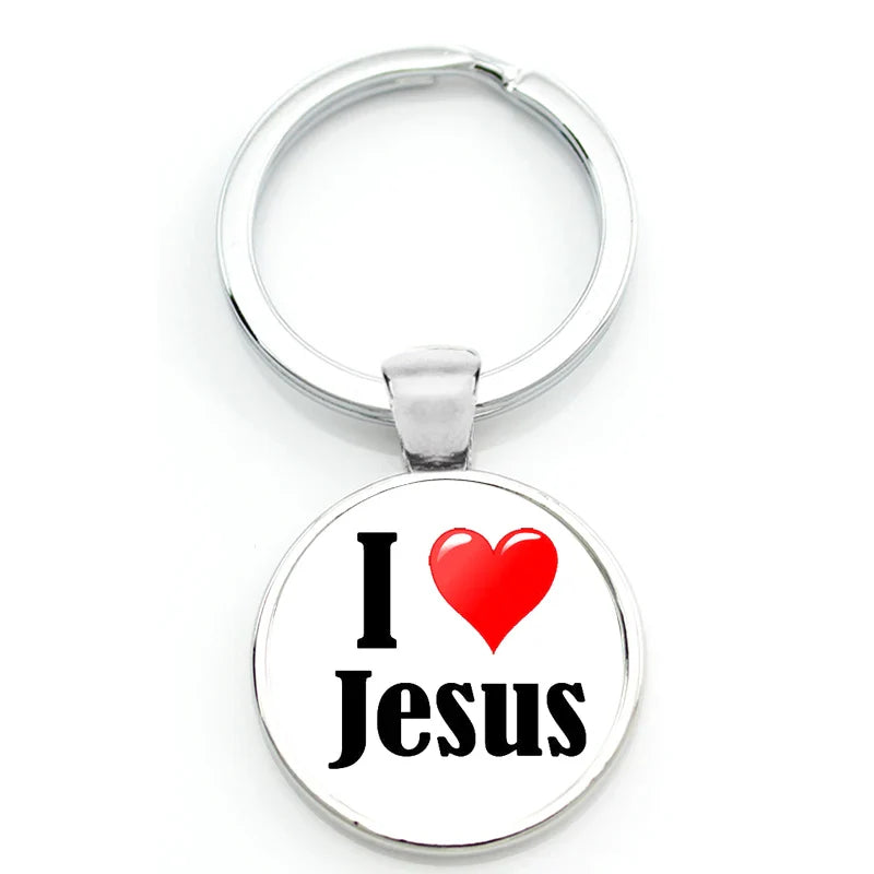 Keychain With Printed Bible Quote