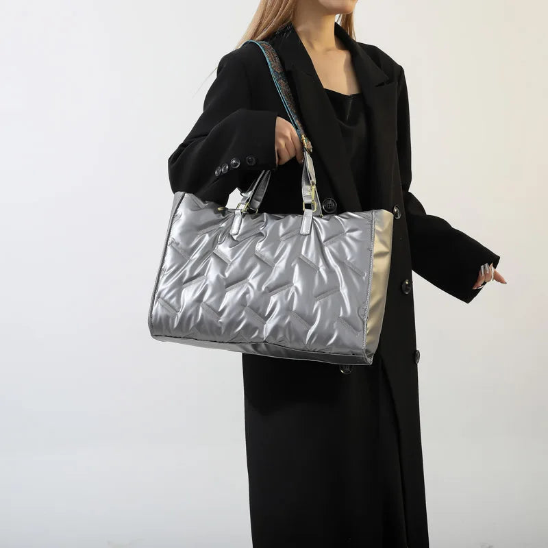 Quilted padded Tote