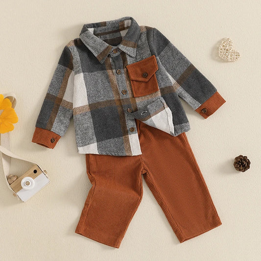 Baby Boy Corduroy Pants Set