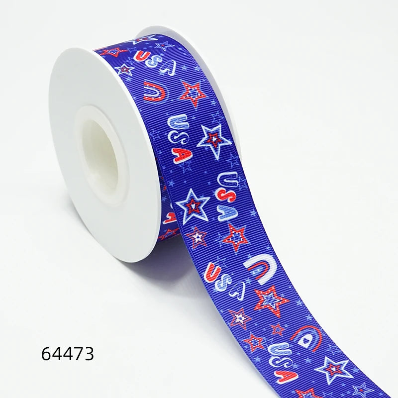 Fourth Of July Printed Ribbons