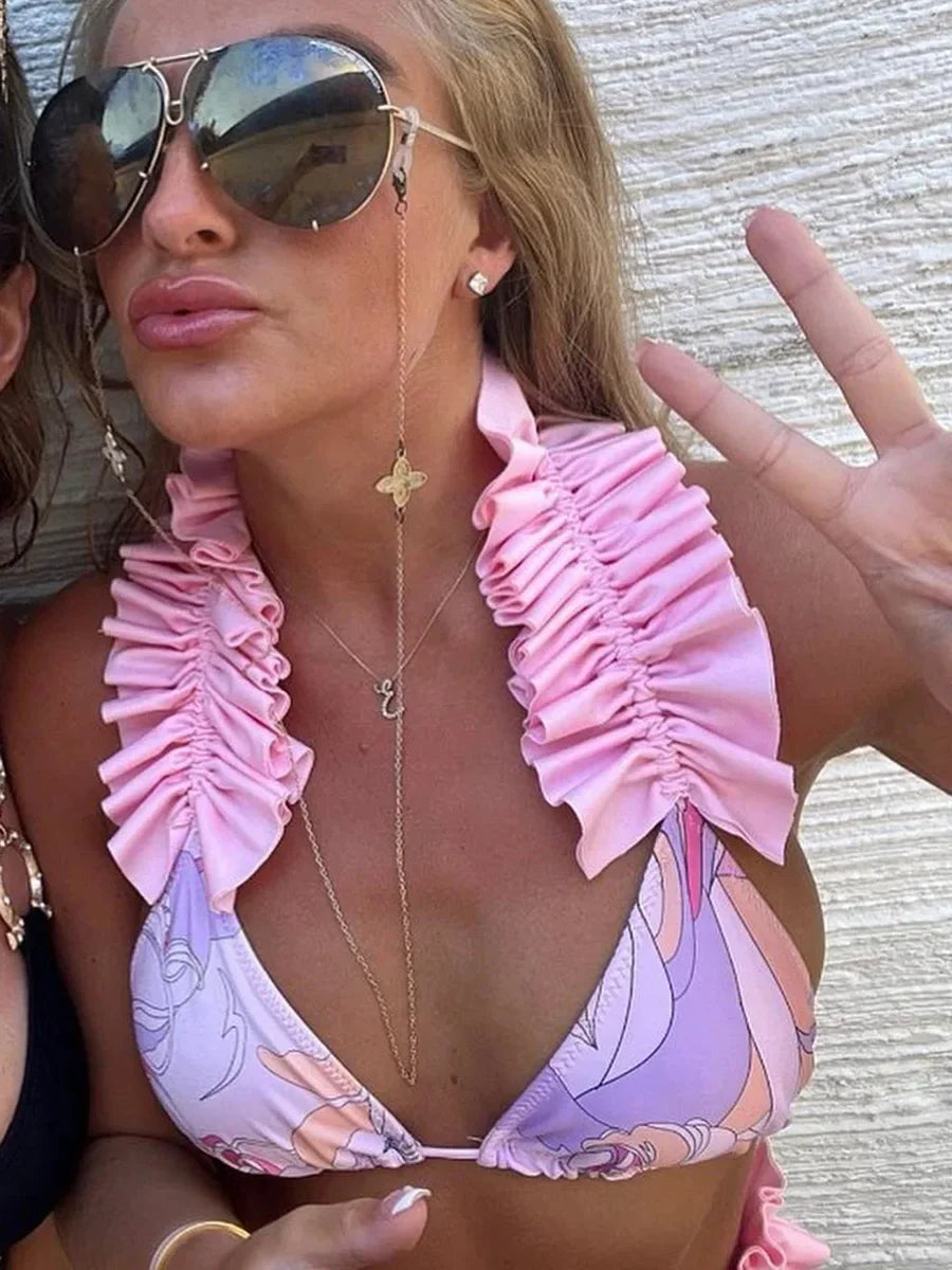 Ruffled Frill Bikini