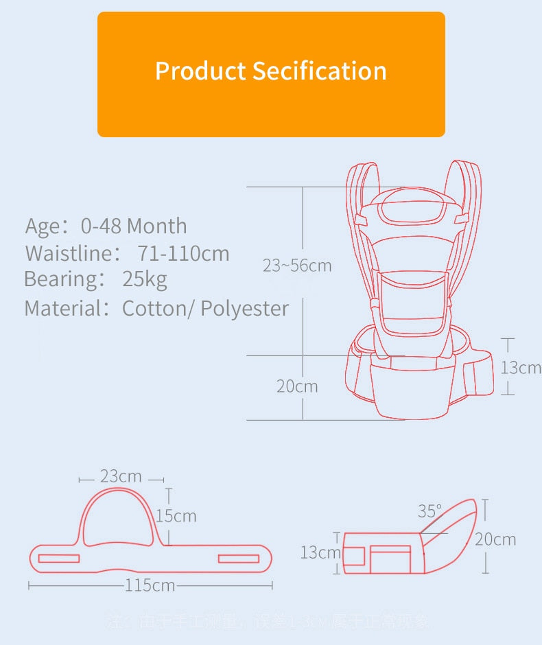 Ergonomic Backpack Baby Carrier - MONLANE