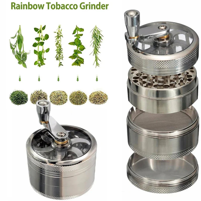 4-Layer Metal Herb & Spice Crusher - MONLANE