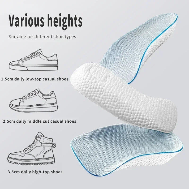 Memory Foam Height Increase Insoles - MONLANE