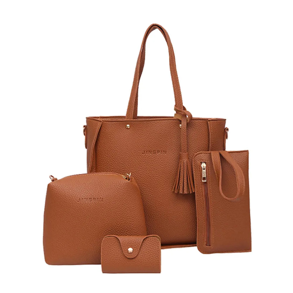 Four Pieces Tote Bag