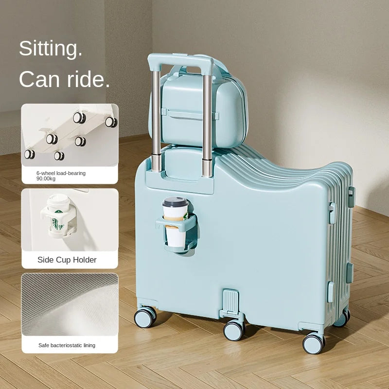 Children's Luggage  Set  with USB Cup Holder