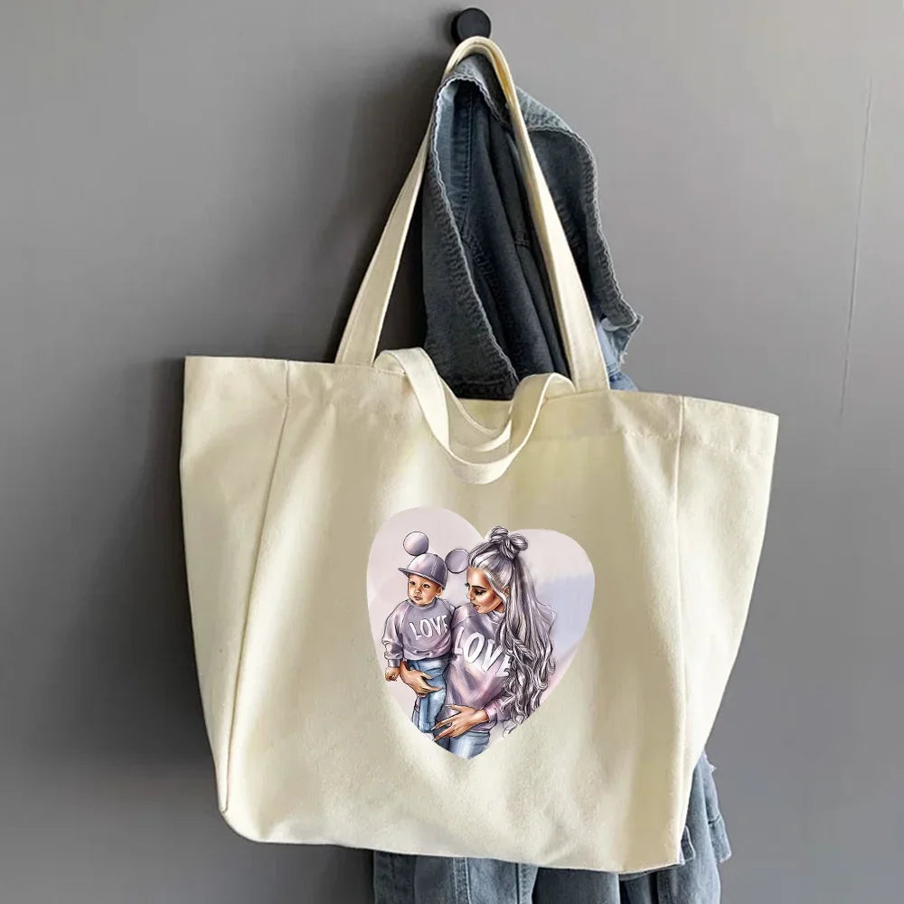 Foldable Canvas Shoulder Bag