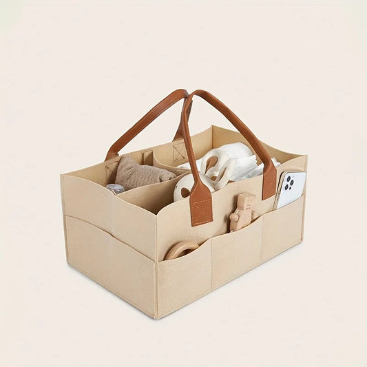 large-capacity foldable diaper storage bag