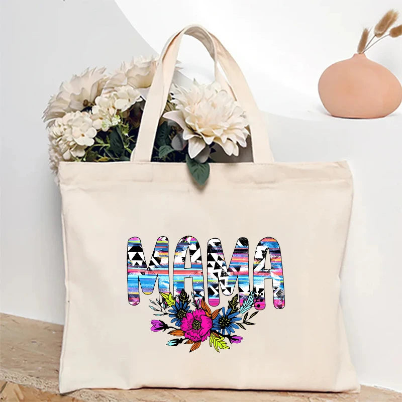 Mom Printed Handbag