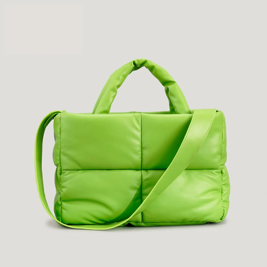 Quilted Luxury Nylon Down Cotton Bag