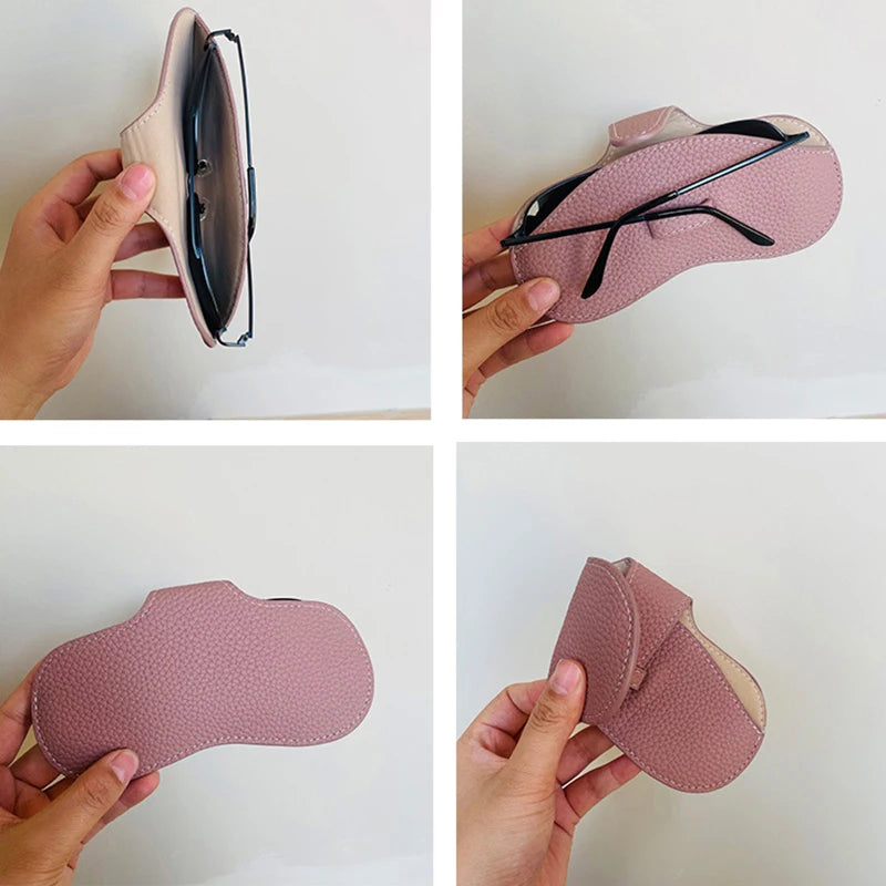 Leather Soft  Sunglasses Bag